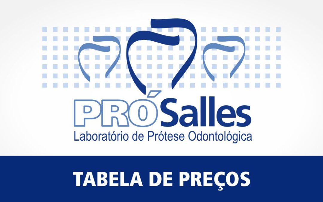 PróSalles – Tabela de Preços