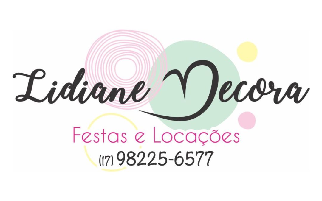 Lidiane Decora Locações – Cartão Digital